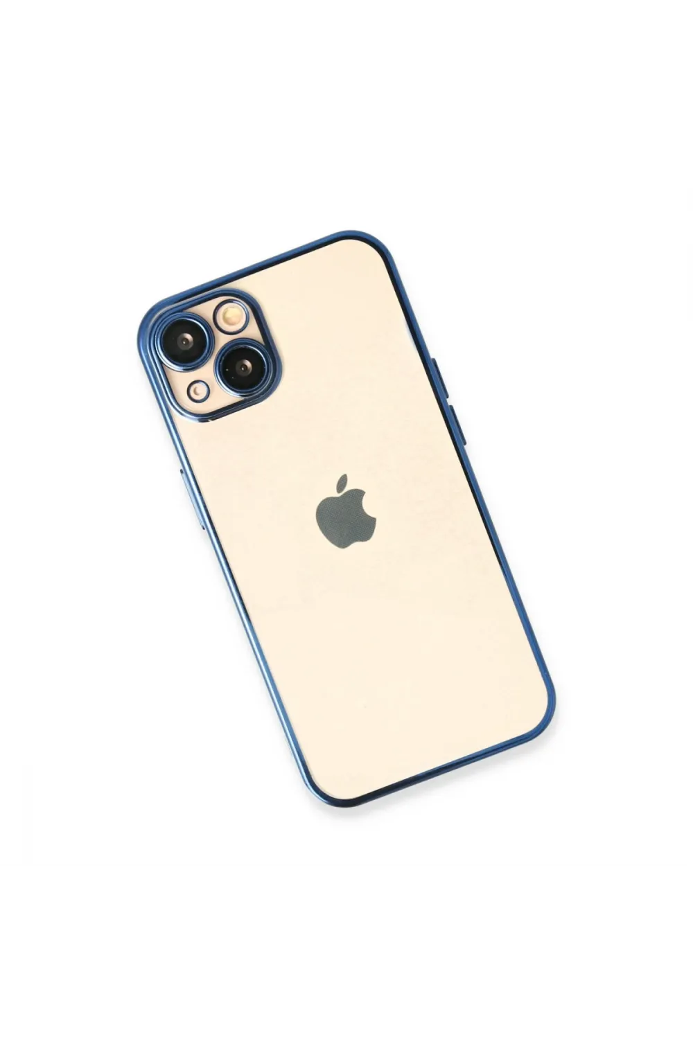 Apple İphone 14 Plus Kılıf Razer Lensli Silikon - Açık Mavi