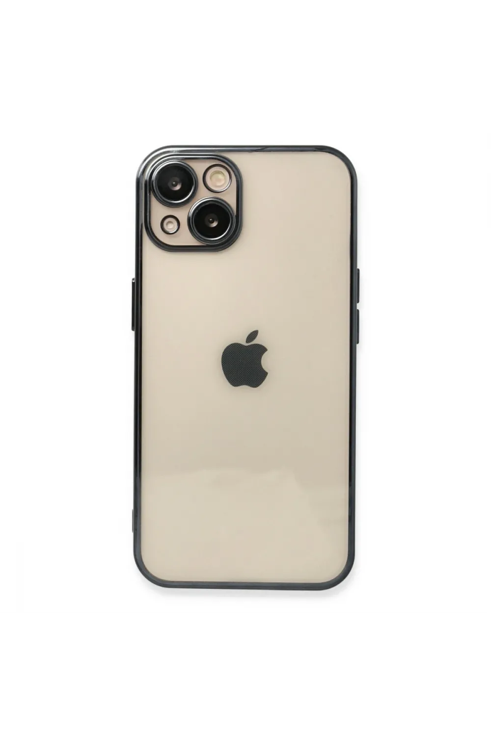 Apple İphone 14 Plus Kılıf Razer Lensli Silikon - Siyah