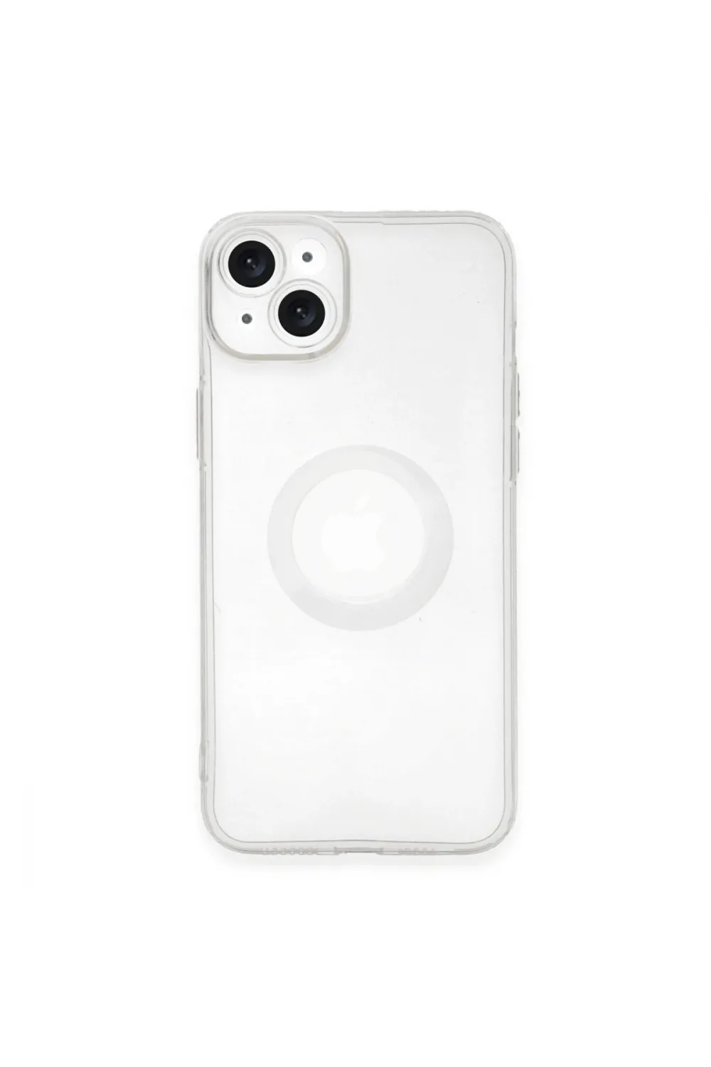 Apple İphone 14 Plus Kılıf Santa Lens Silikon - Şeffaf