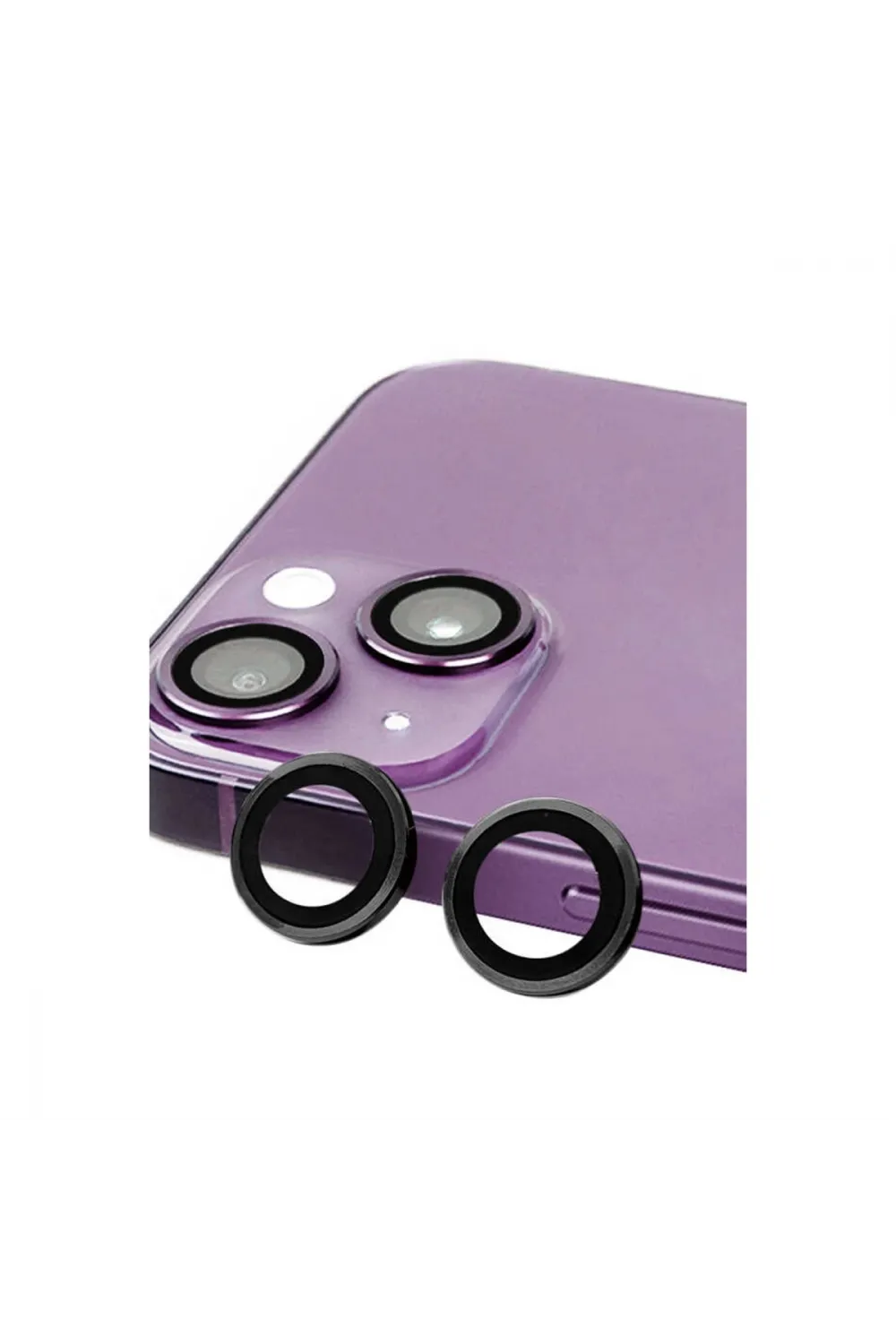 Apple İphone 14 Plus Raze Metal Kamera Lens - Siyah