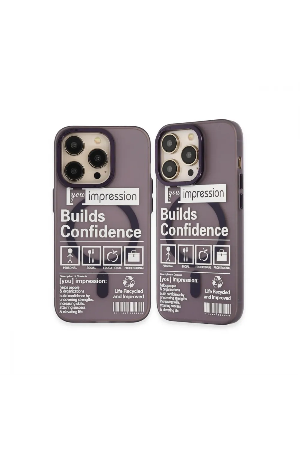 Apple İphone 14 Pro Kılıf Apollo Magneticsafe Desenli Kapak - Apollo Mor - 6