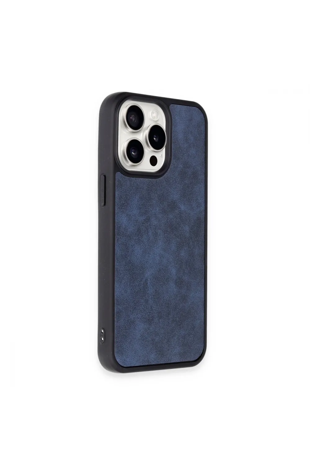 Apple İphone 14 Pro Kılıf Aras Deri Kapak - Lacivert