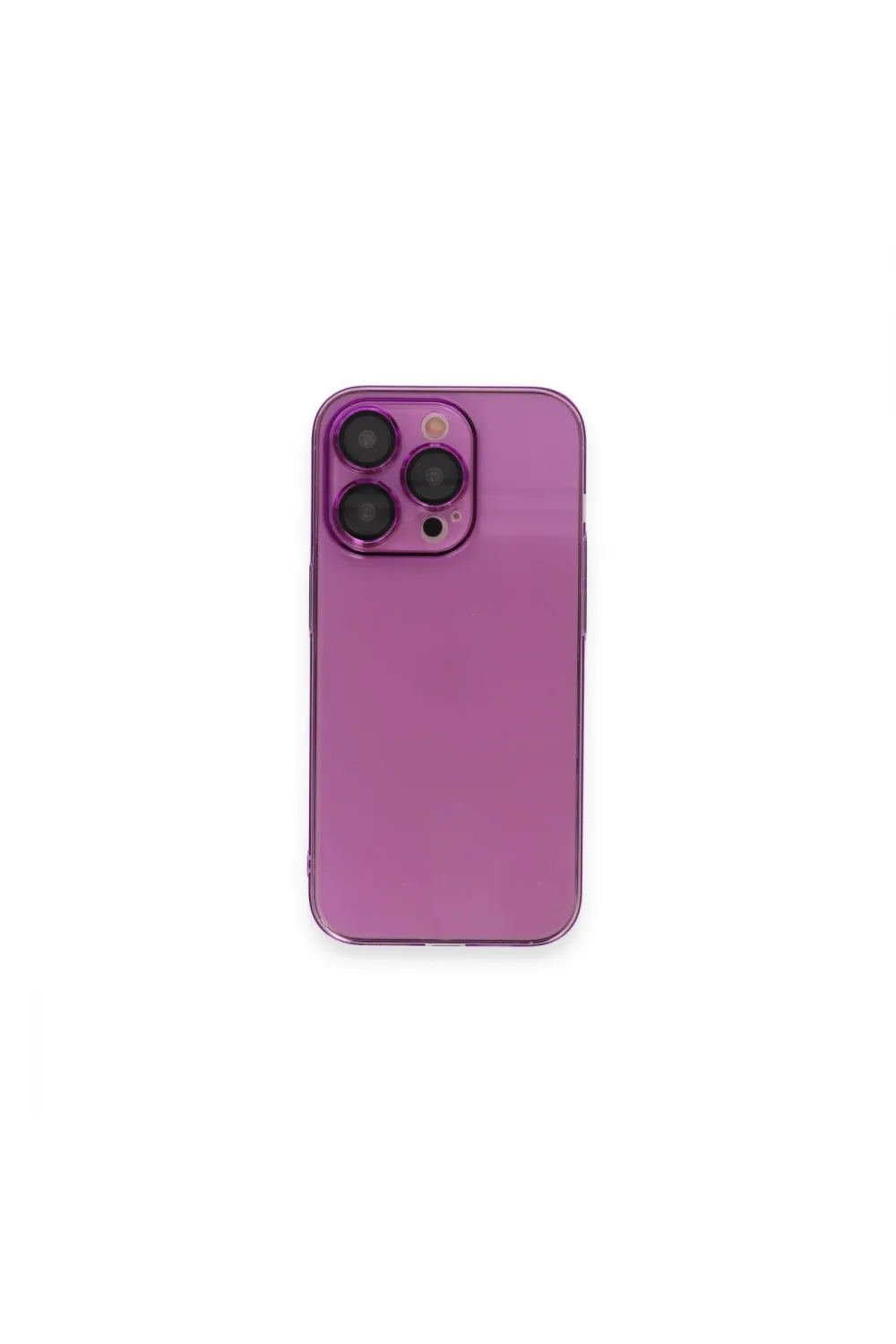 Apple İphone 14 Pro Kılıf Armada Lensli Kapak - Mor