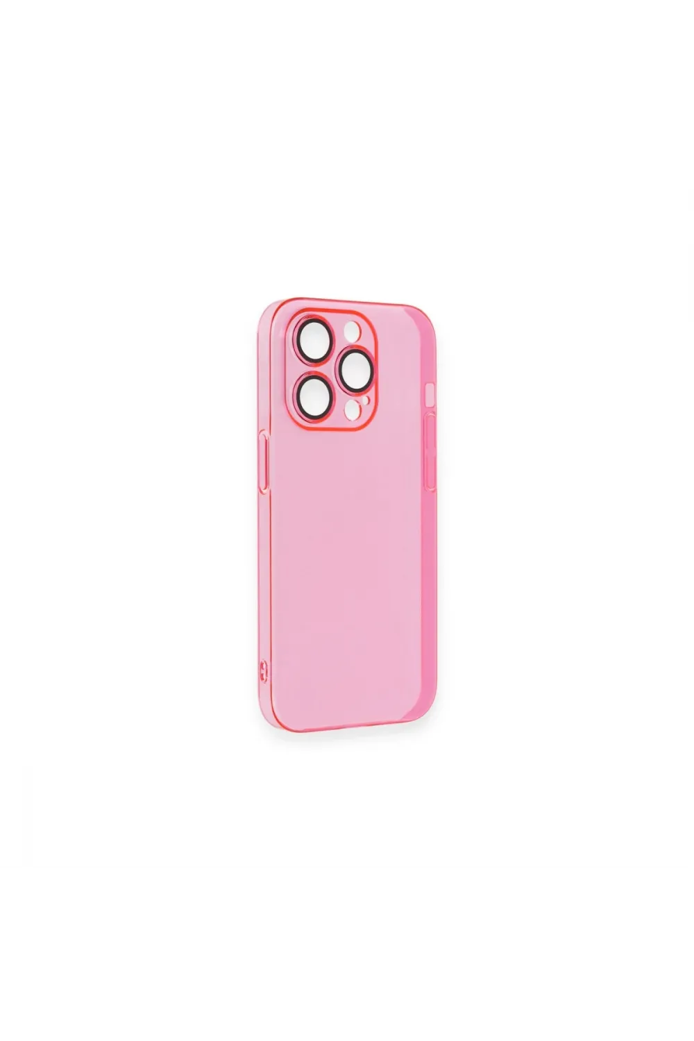Apple İphone 14 Pro Kılıf Armada Lensli Kapak - Pembe