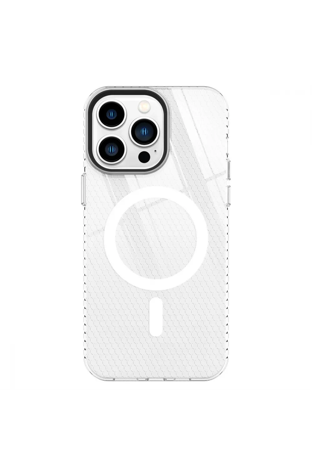 Apple İphone 14 Pro Kılıf Beta Magneticsafe Silikon - Şeffaf