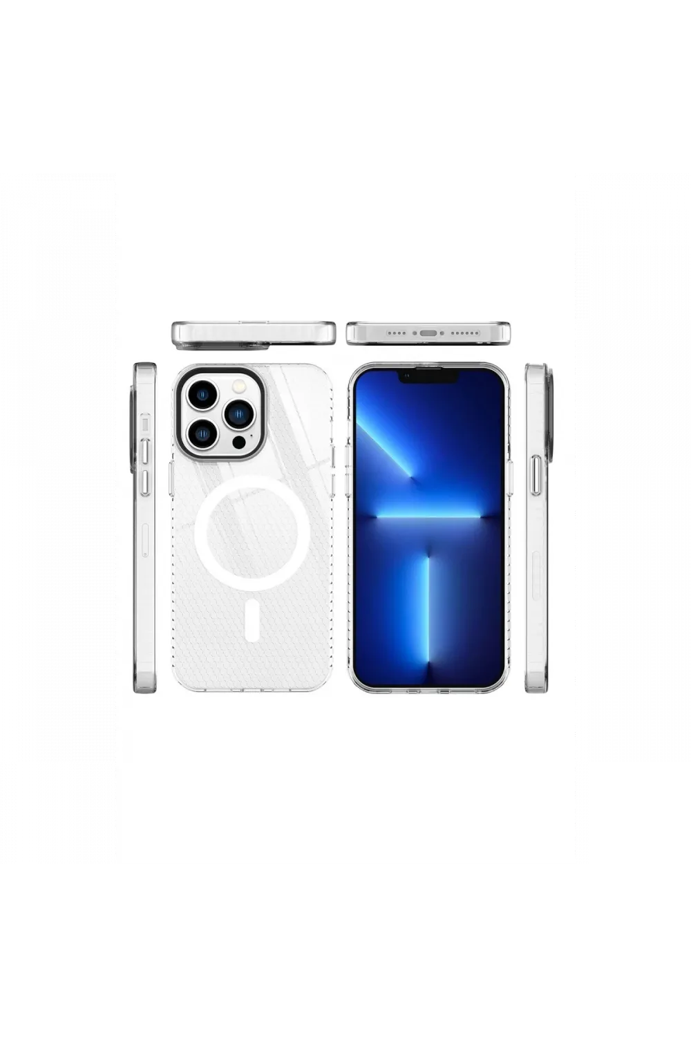 Apple iPhone 14 Pro Kılıf Beta Magneticsafe Silikon - Şeffaf