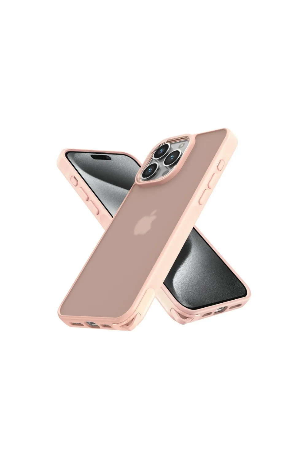 Apple İphone 14 Pro Kılıf Elegant Kapak - Pudra