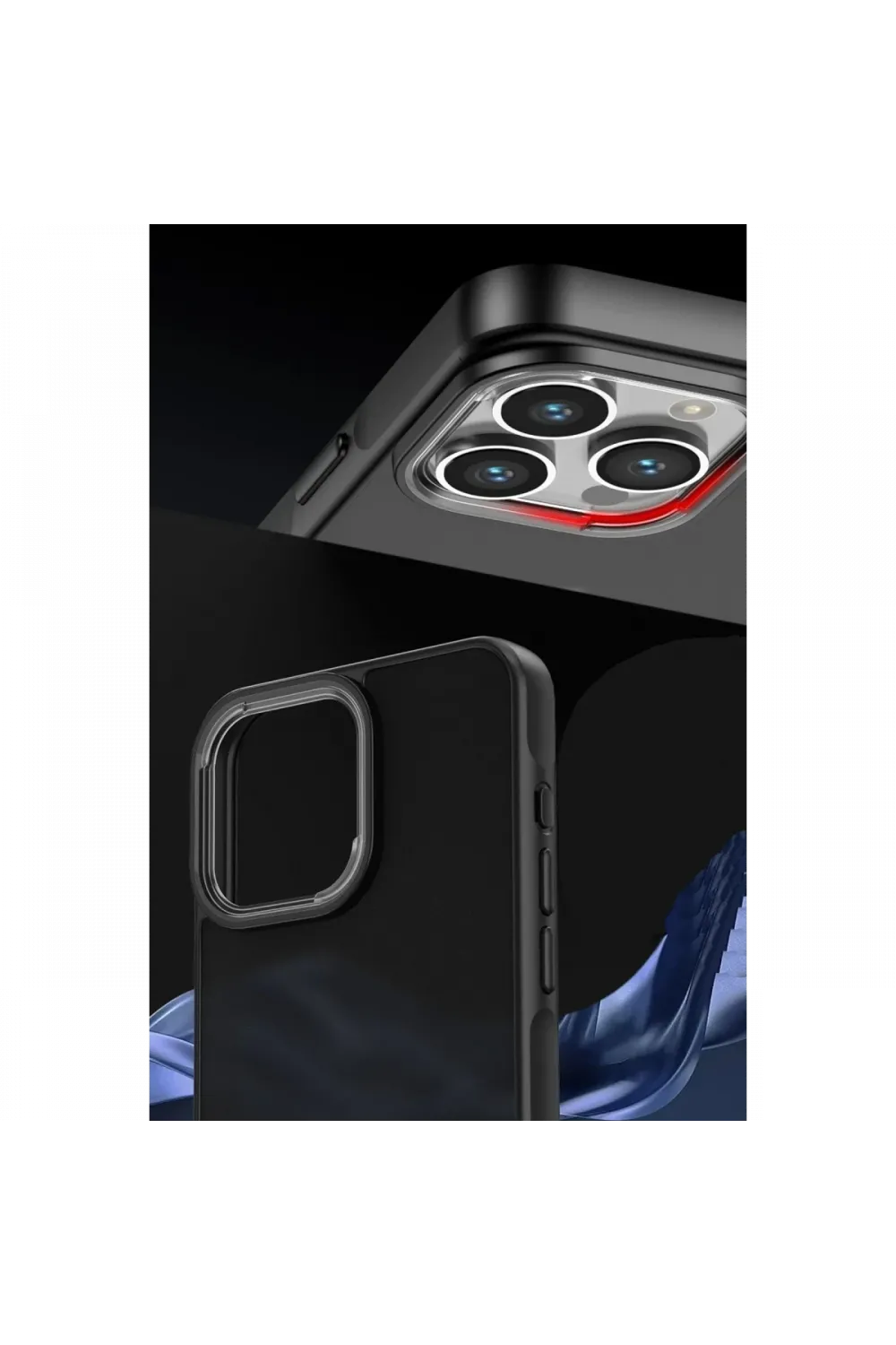 Apple iPhone 14 Pro Kılıf Elegant Kapak - Pudra