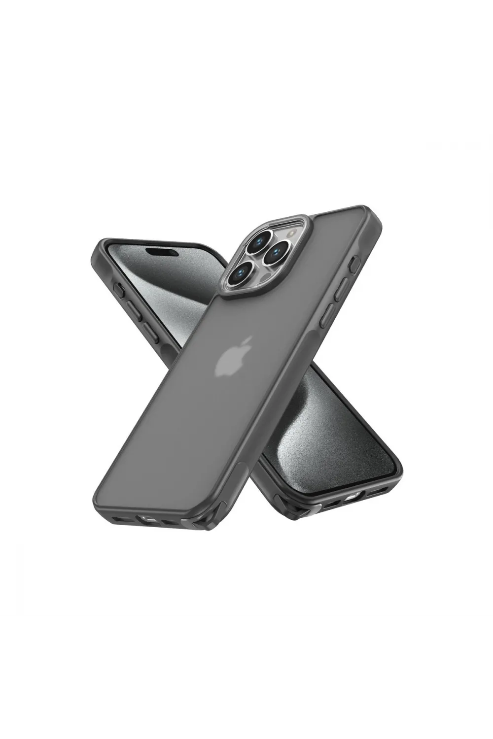Apple İphone 14 Pro Kılıf Elegant Kapak - Titan Gri