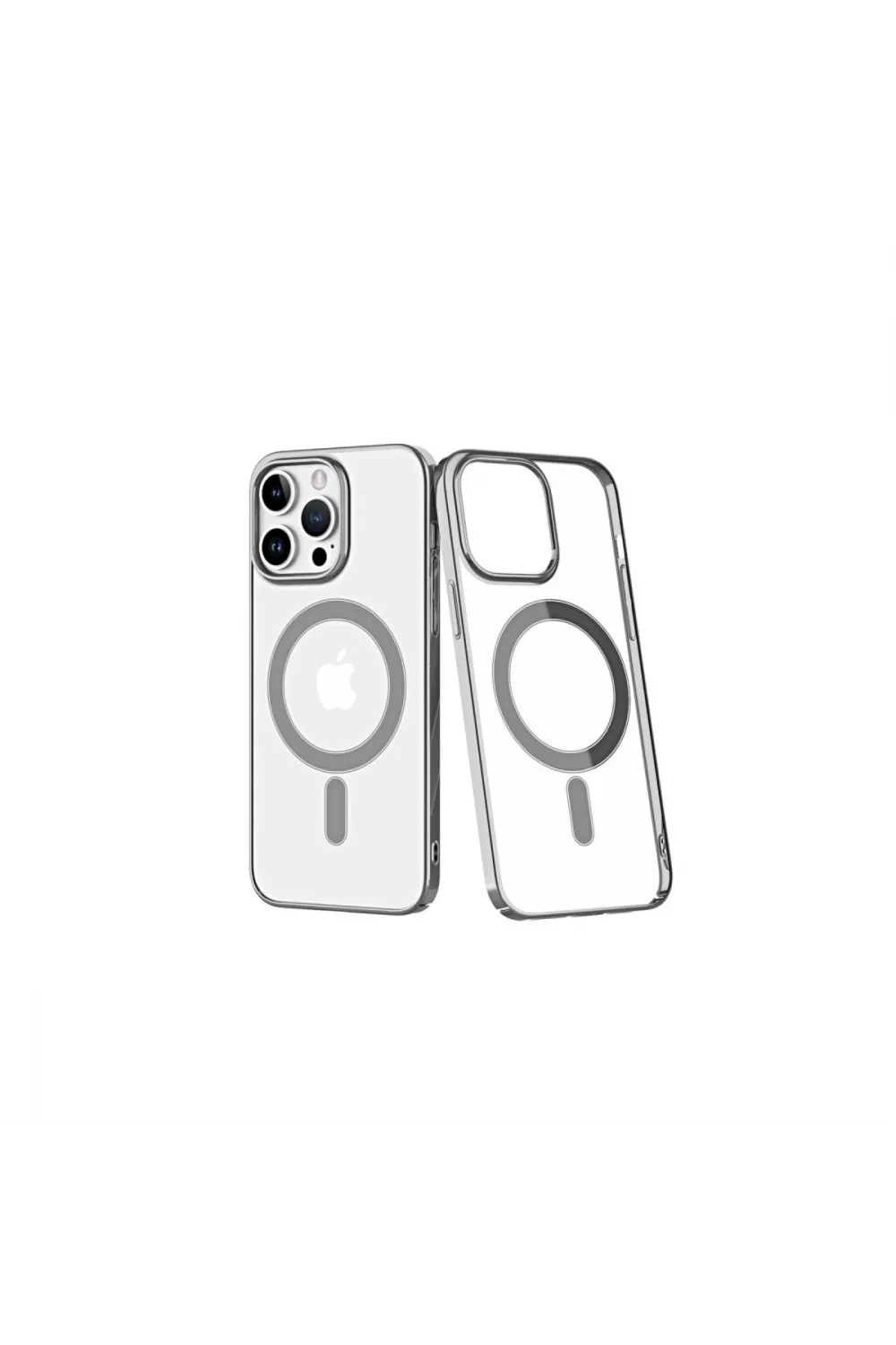 Apple İphone 14 Pro Kılıf Element Magneticsafe Sert Kapak - Gümüş