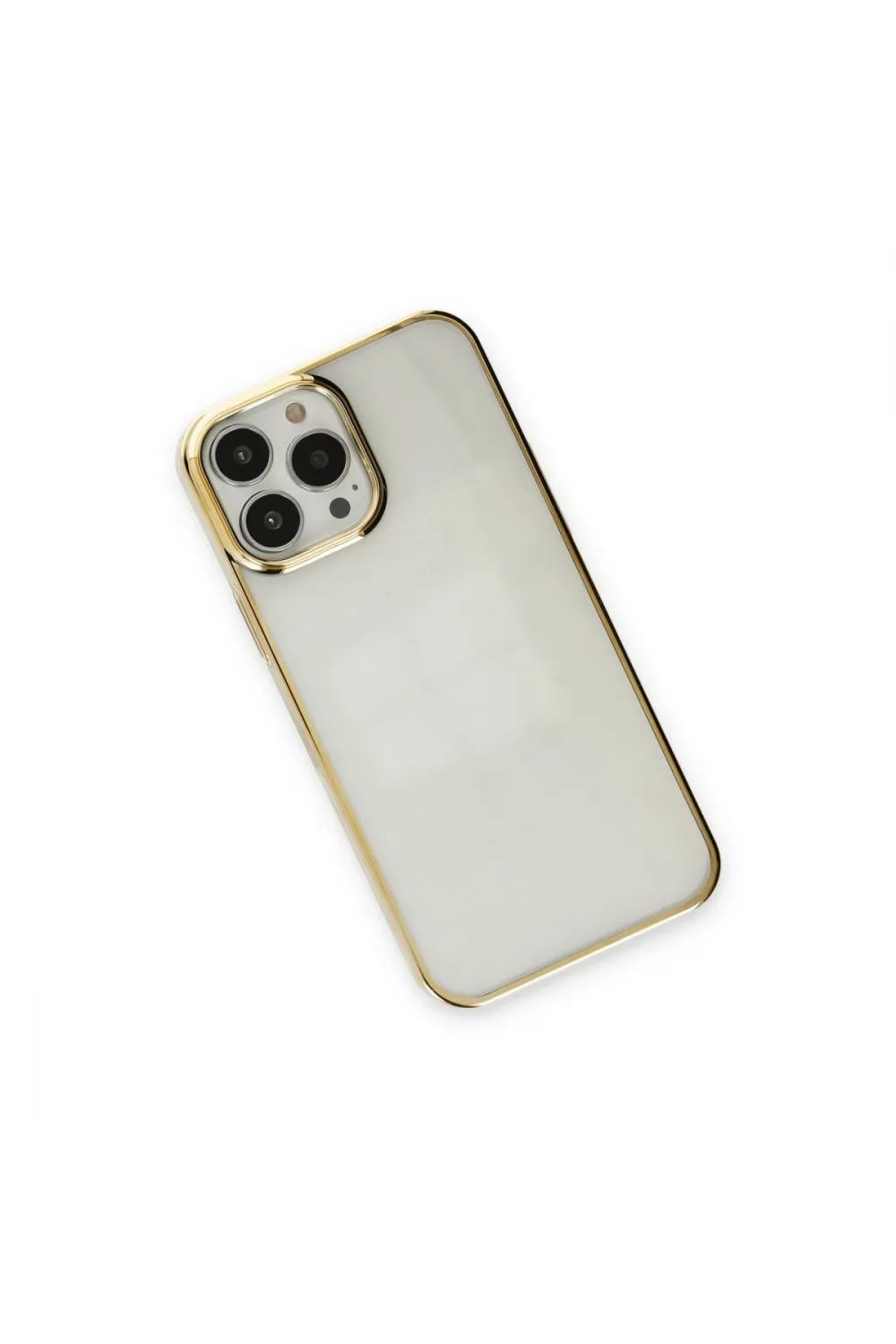 Apple İphone 14 Pro Kılıf Element Silikon - Gold