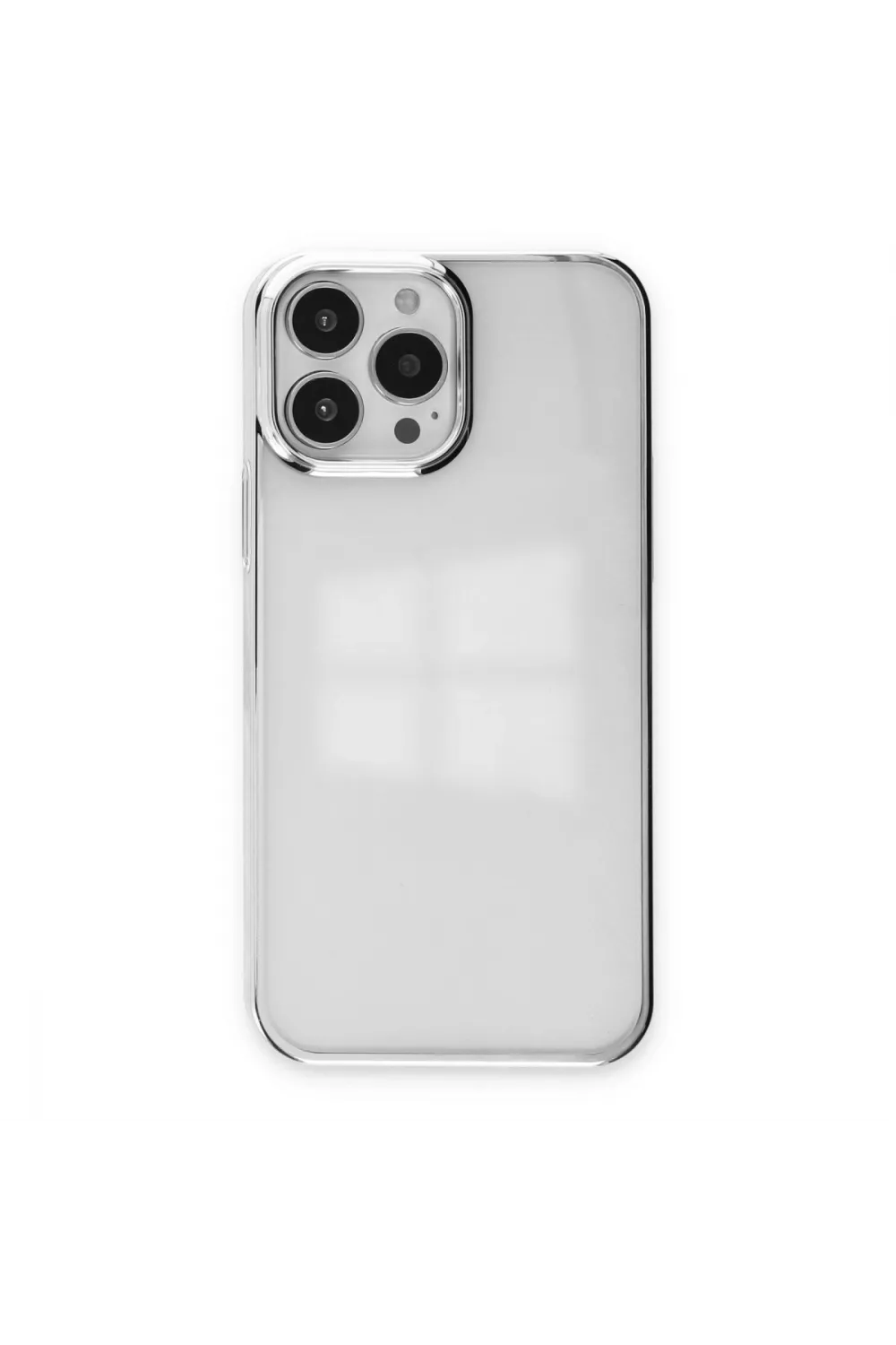 Apple İphone 14 Pro Kılıf Element Silikon - Gümüş