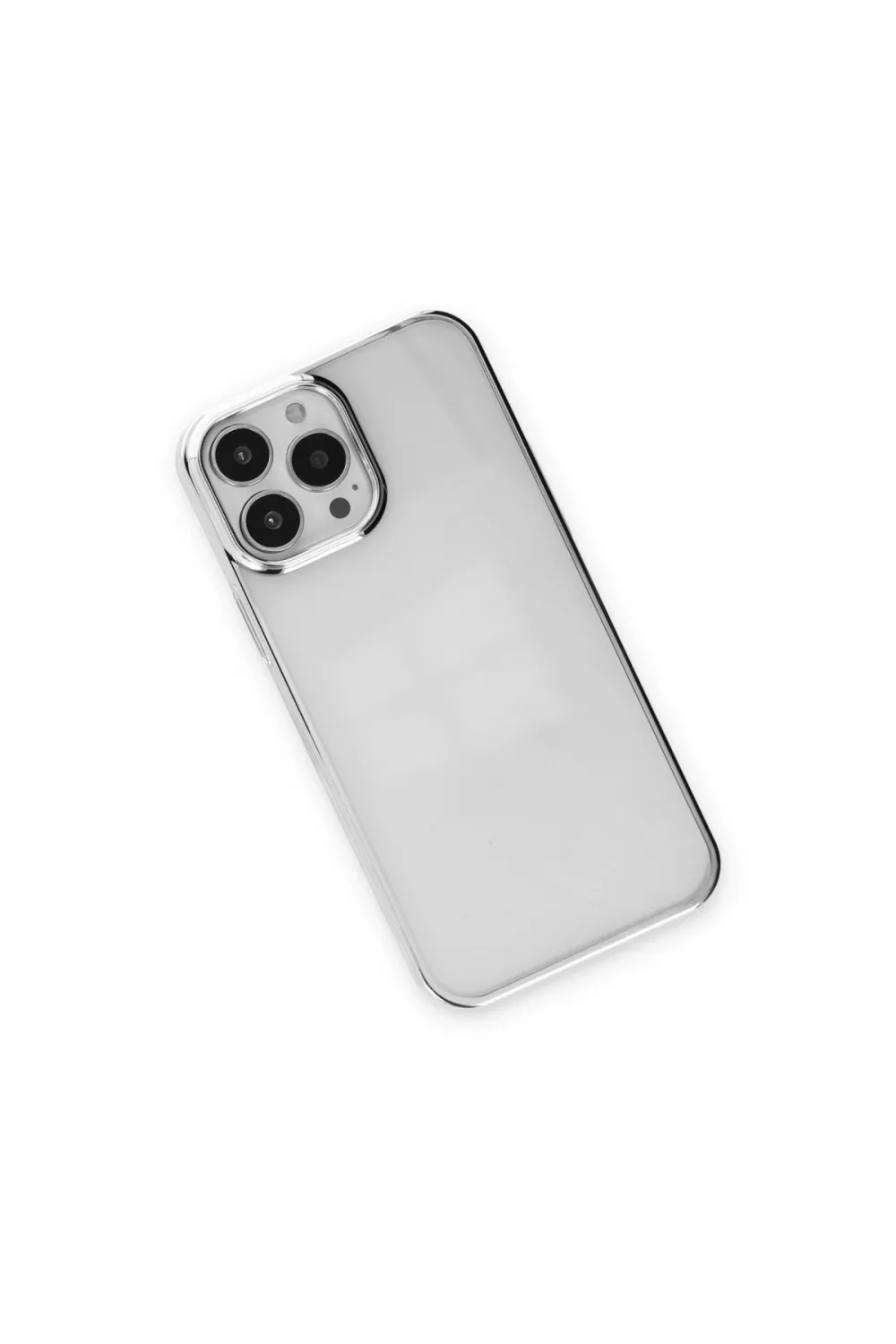 Apple İphone 14 Pro Kılıf Element Silikon - Gümüş