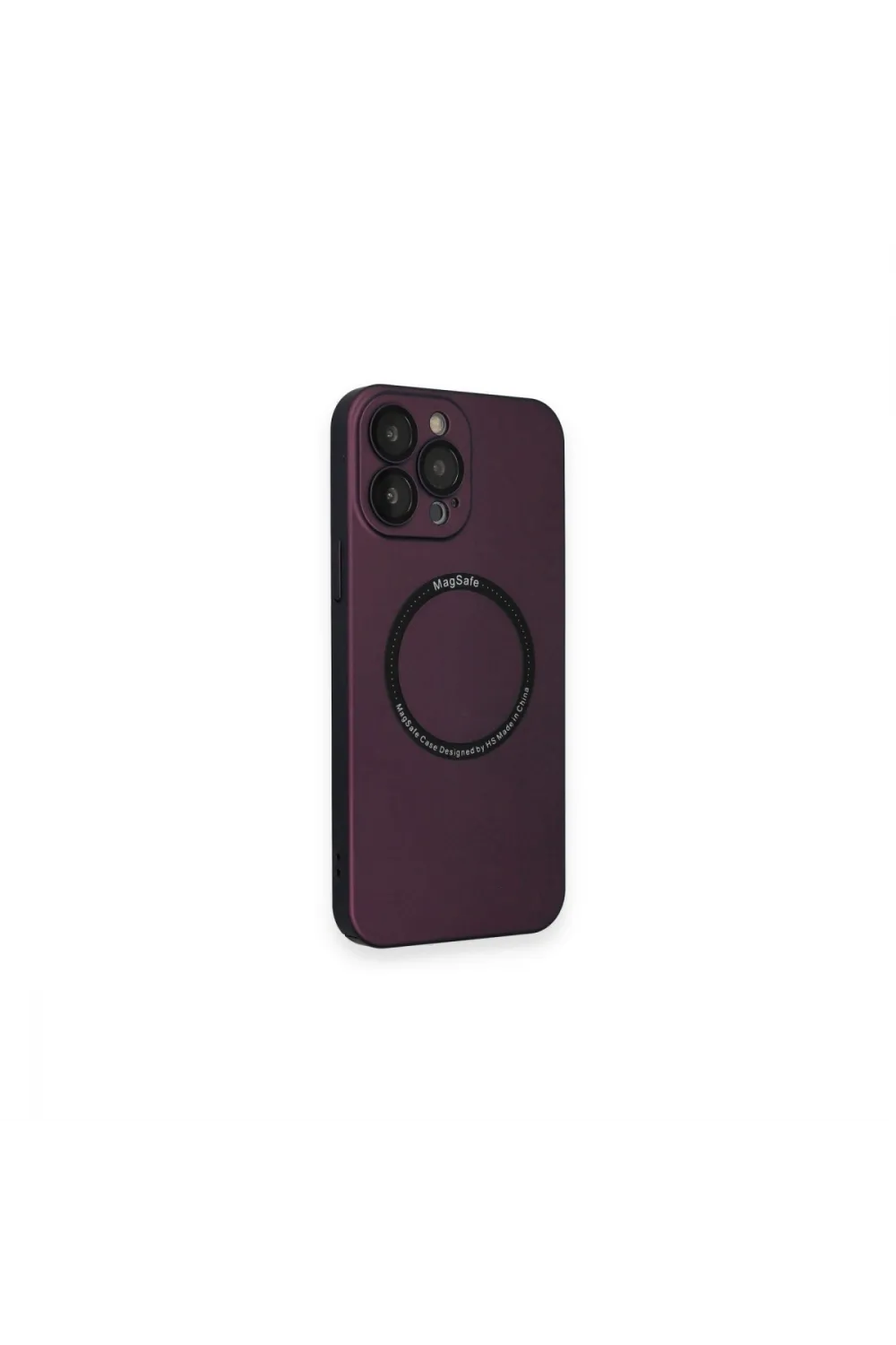 Apple İphone 14 Pro Kılıf Jack Magneticsafe Lens Silikon - Mürdüm