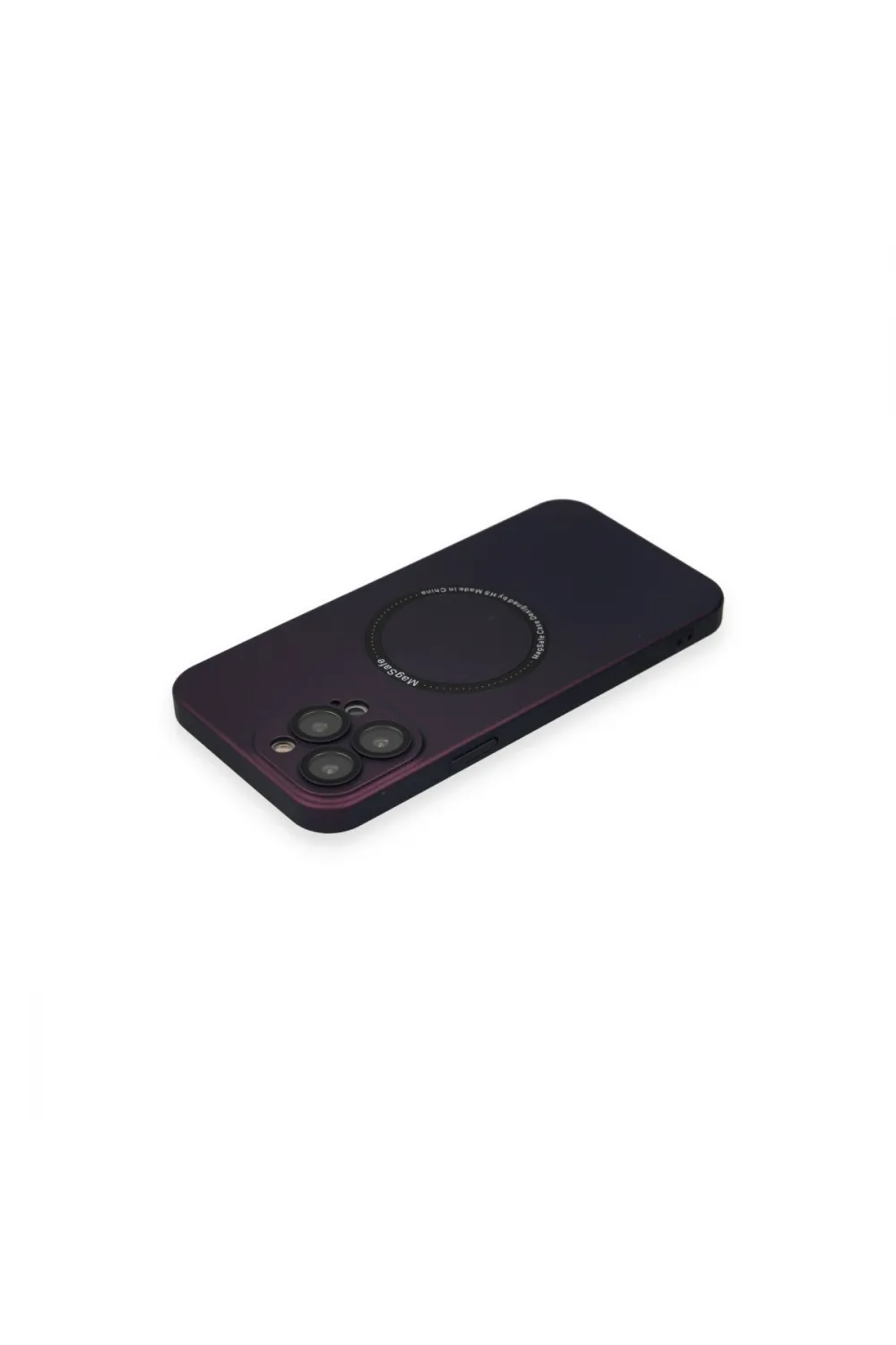 Apple İphone 14 Pro Kılıf Jack Magneticsafe Lens Silikon - Mürdüm