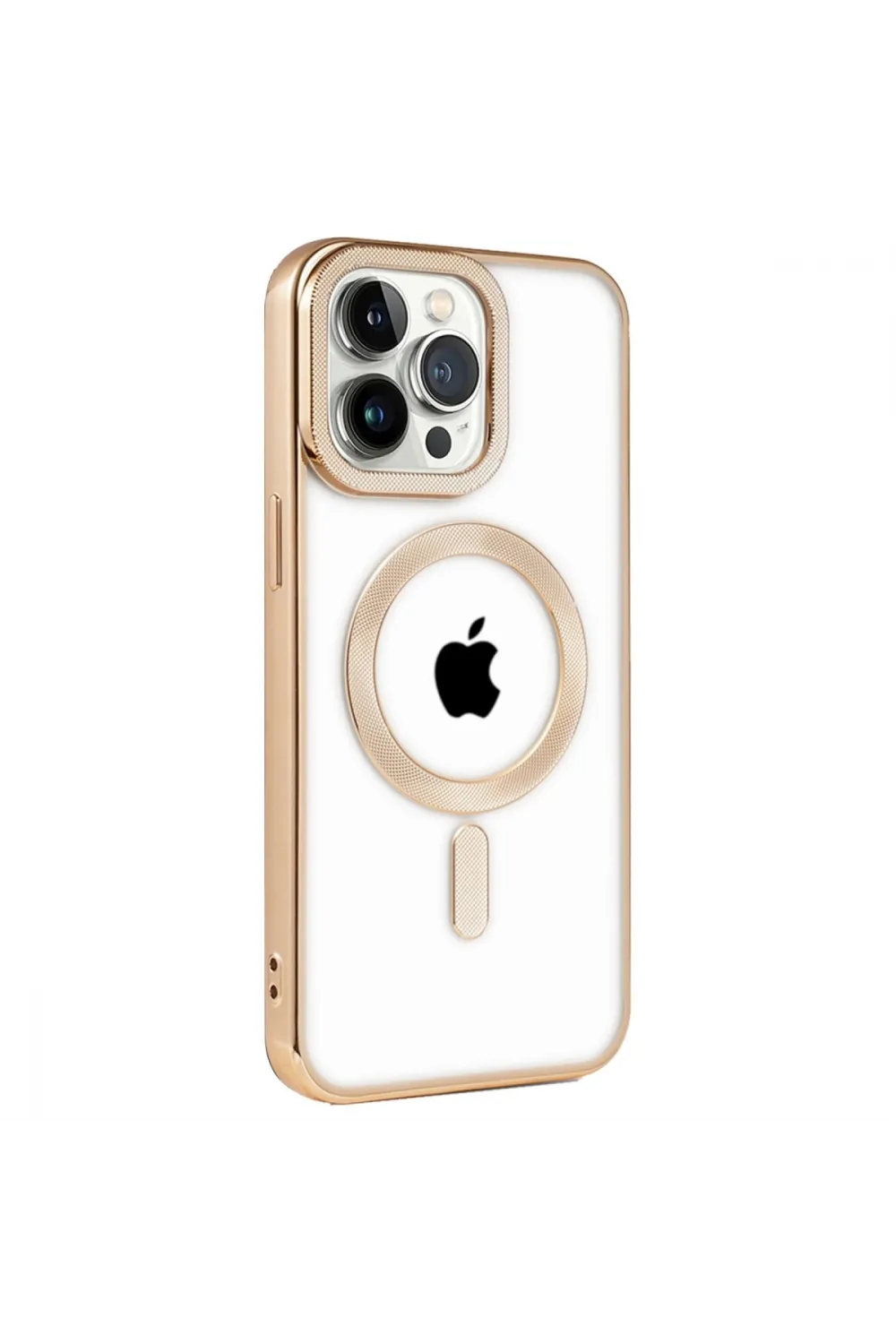 Apple İphone 14 Pro Kılıf Kronos Magsafe Kapak - Gold