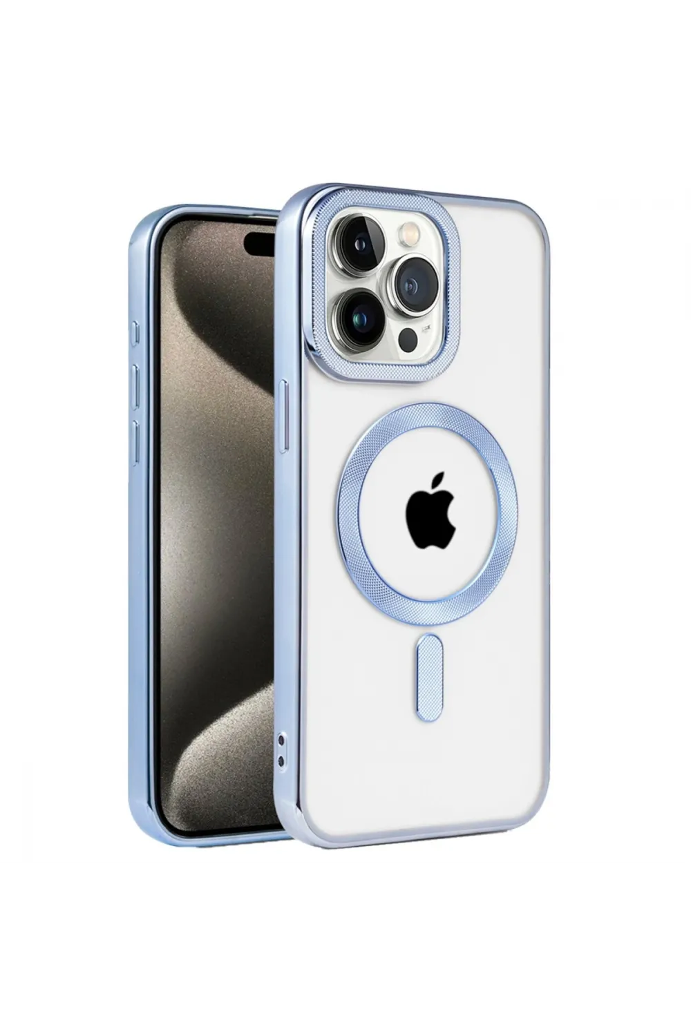 Apple İphone 14 Pro Kılıf Kronos Magsafe Kapak - Sierra Blue