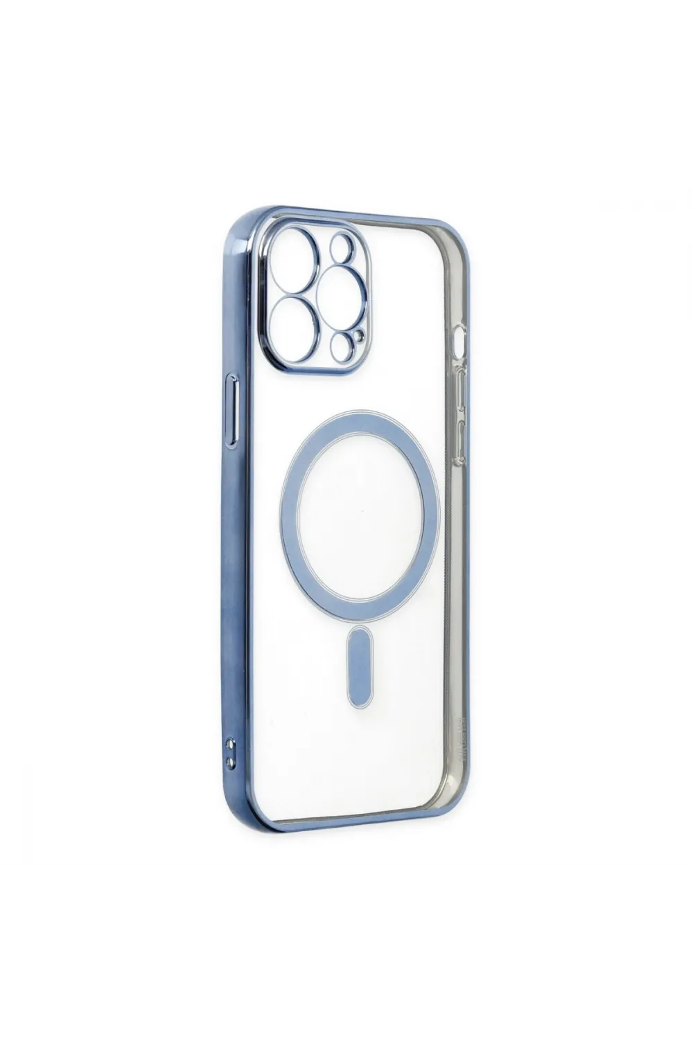 Apple İphone 14 Pro Kılıf Magneticsafe Lazer Silikon - Sierra Blue