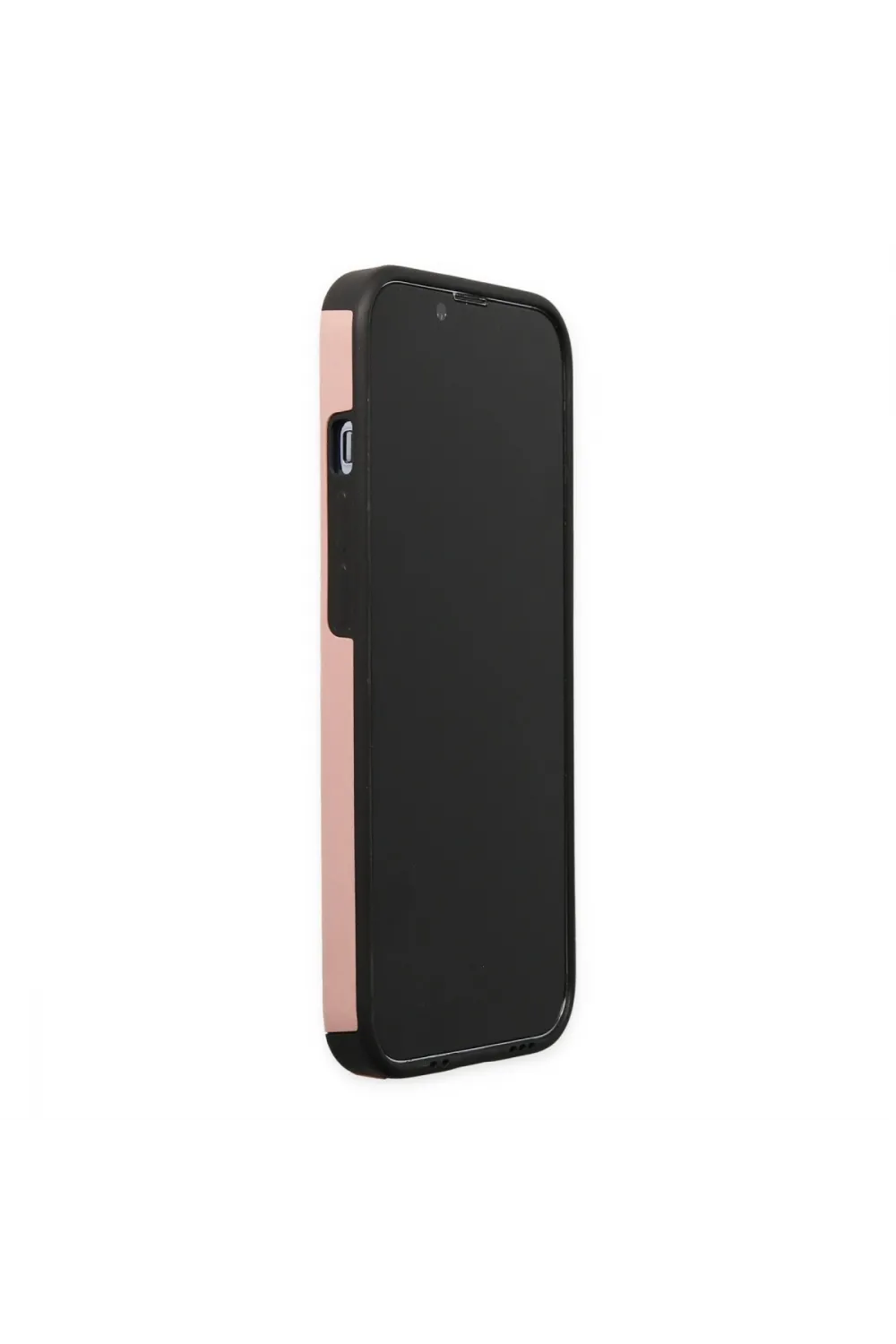 Apple İphone 14 Pro Kılıf Mega Standlı Silikon - Pudra
