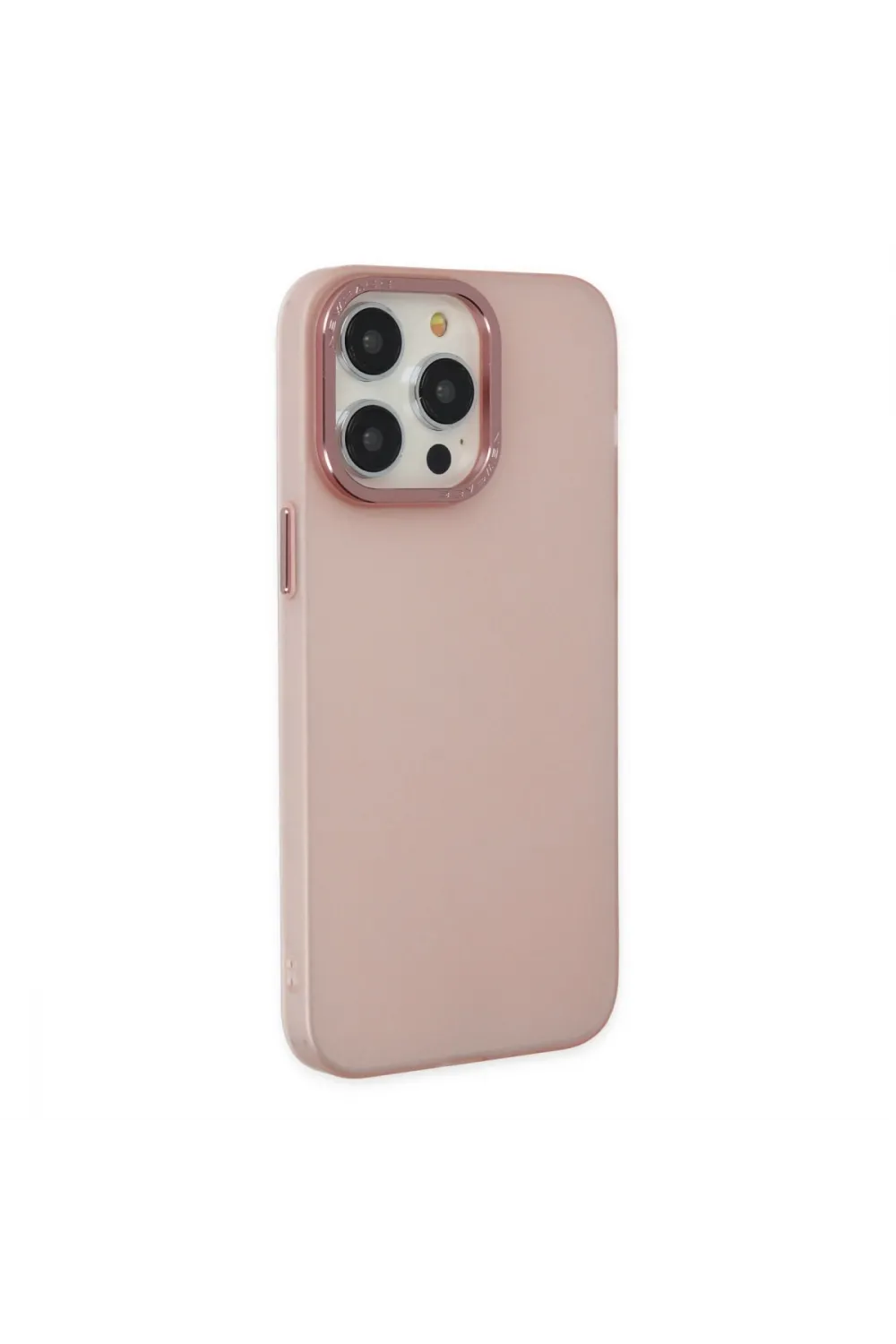 Apple İphone 14 Pro Kılıf Modos Metal Kapak - Pembe