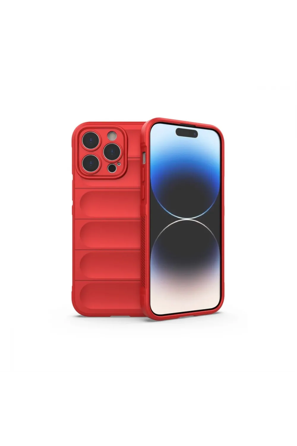 Apple İphone 14 Pro Kılıf Optimum Silikon - Kırmızı