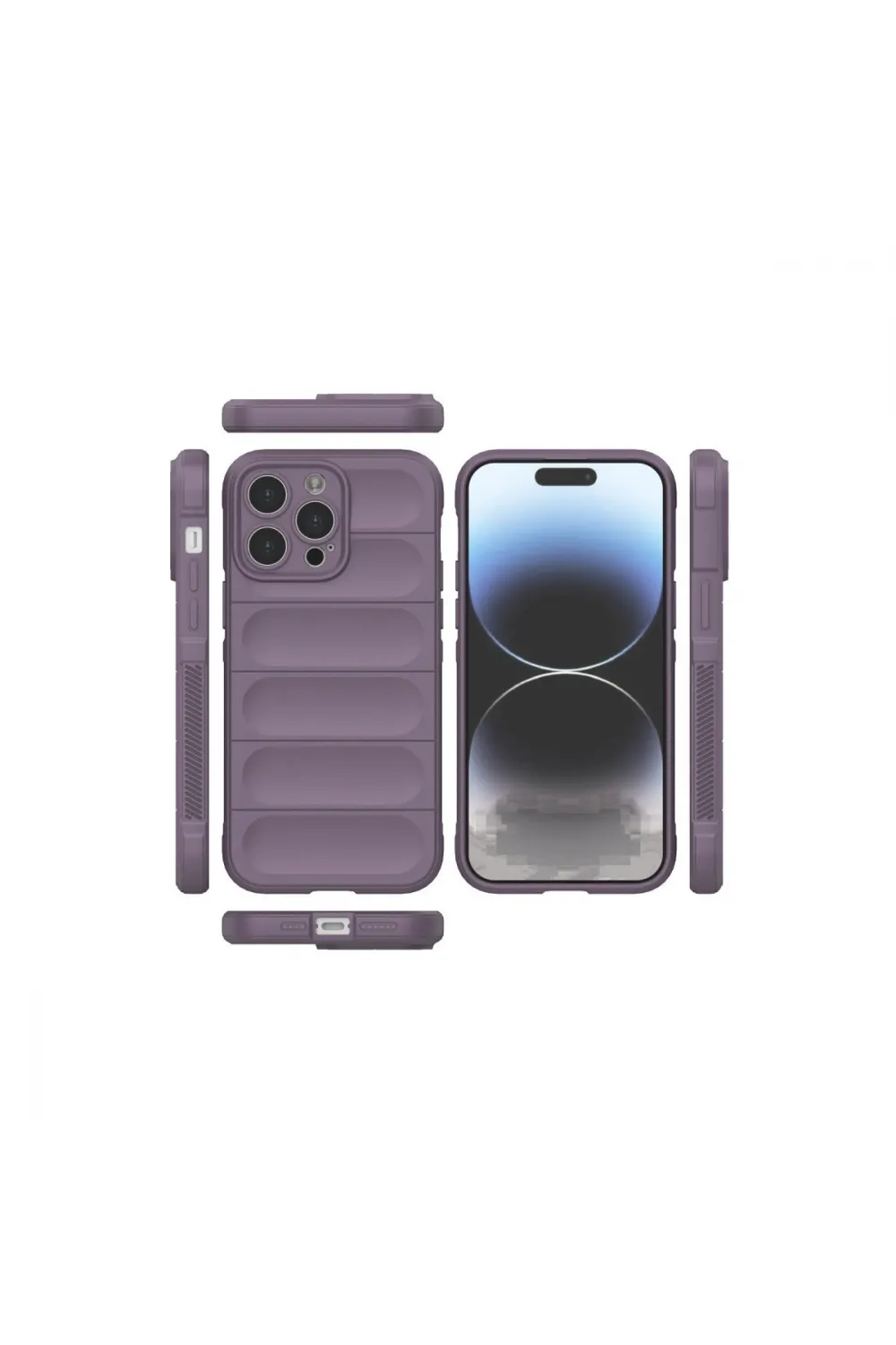 Apple İphone 14 Pro Kılıf Optimum Silikon - Mor