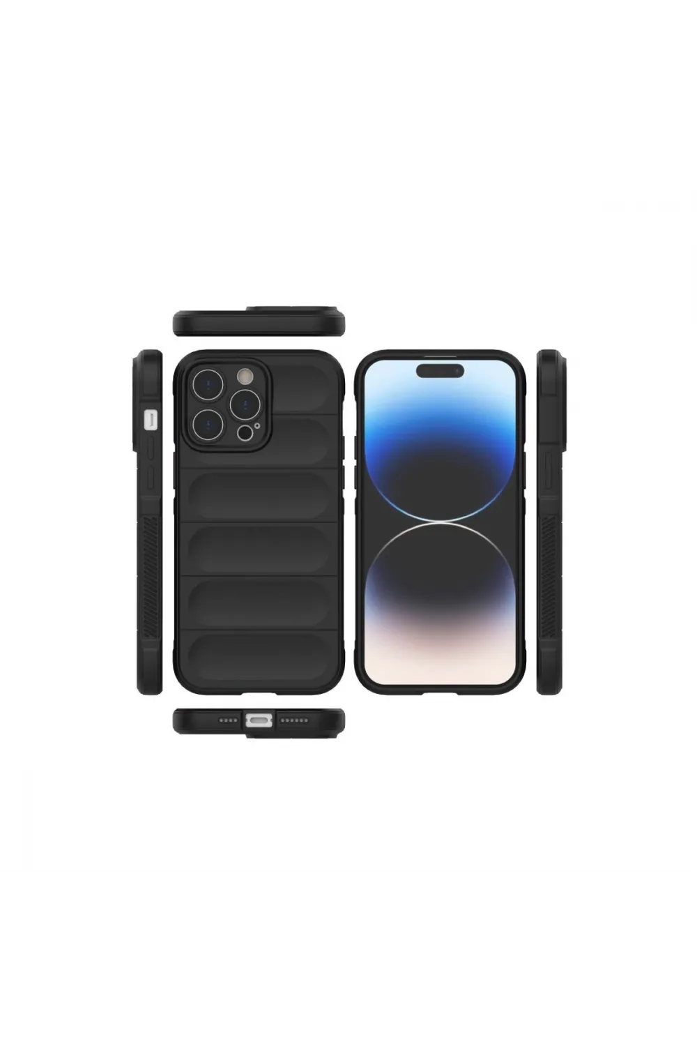 Apple İphone 14 Pro Kılıf Optimum Silikon - Siyah