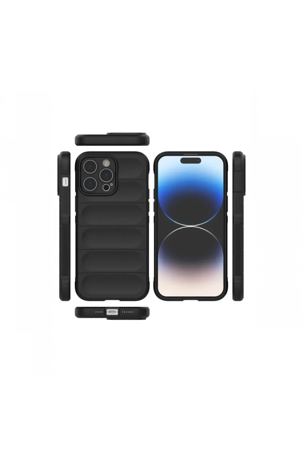 Apple iPhone 14 Pro Kılıf Optimum Silikon - Siyah