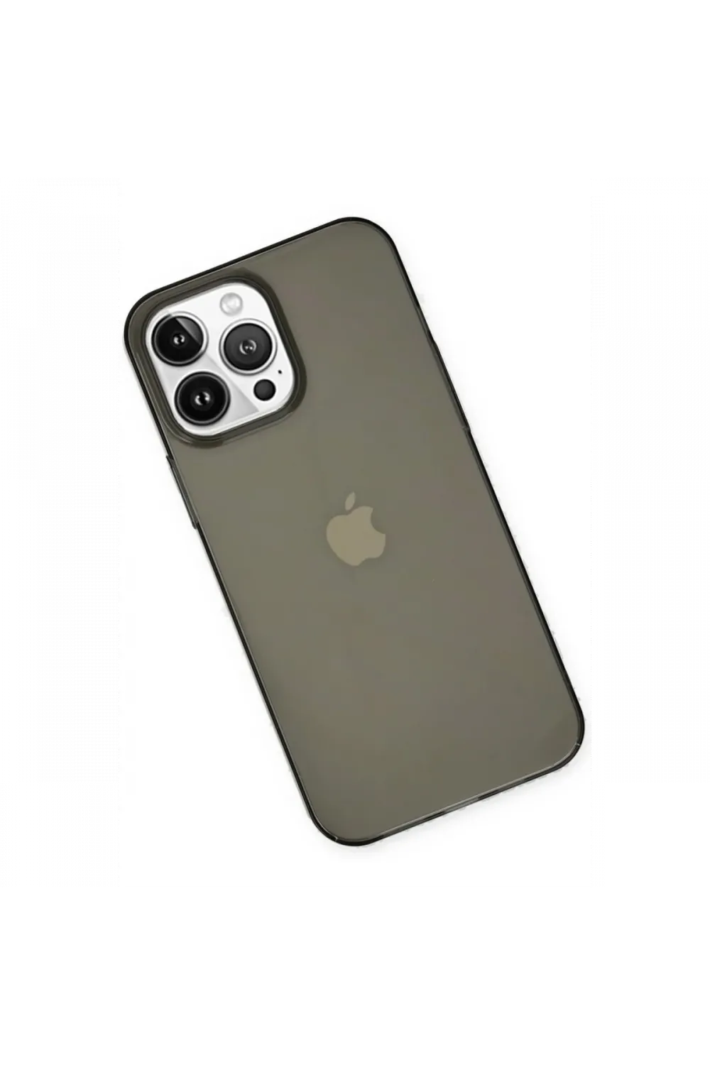 Apple iPhone 14 Pro Kılıf Pc Sert Şeffaf Kapak - Siyah