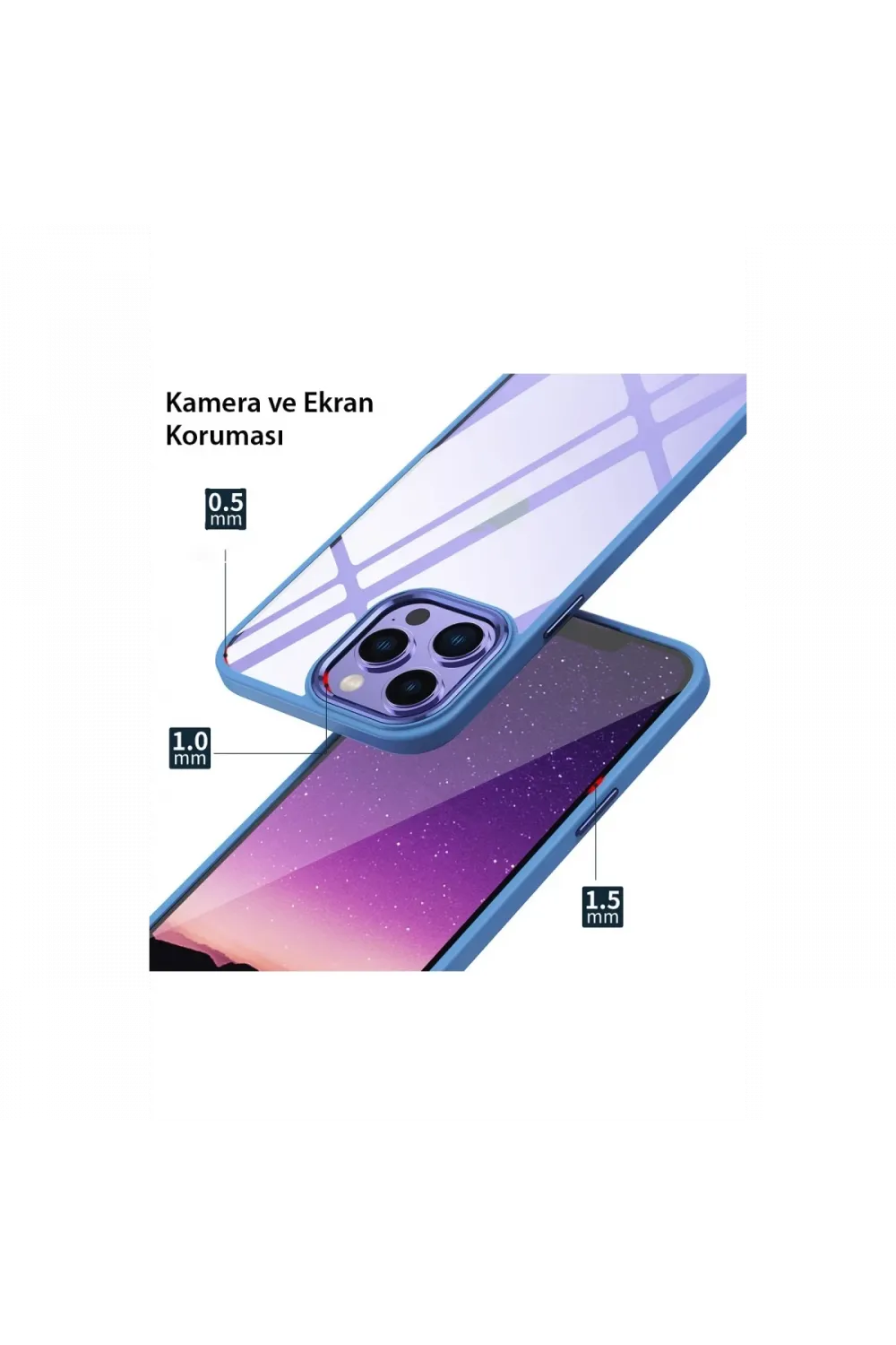 Apple iPhone 14 Pro Kılıf Power Silikon - Siyah