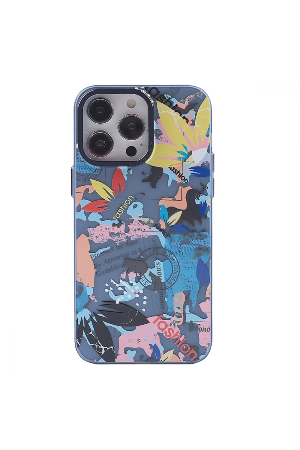 Apple İphone 14 Pro Kılıf Prada Desenli Kapak - Prada Pembe - 1
