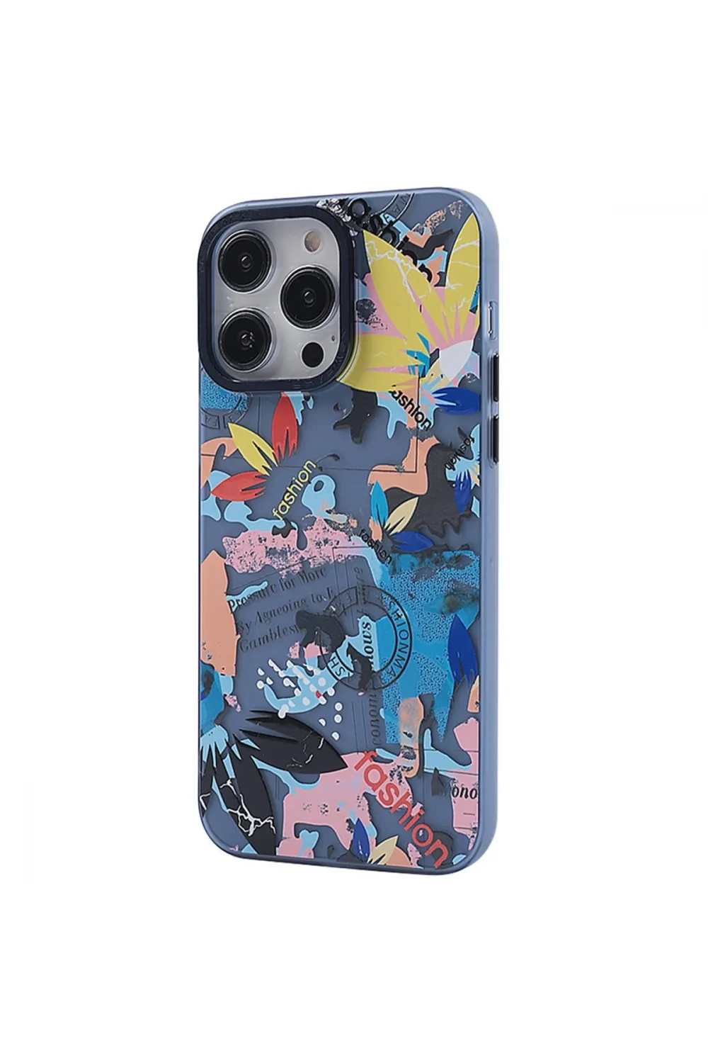 Apple İphone 14 Pro Kılıf Prada Desenli Kapak - Prada Pembe - 1