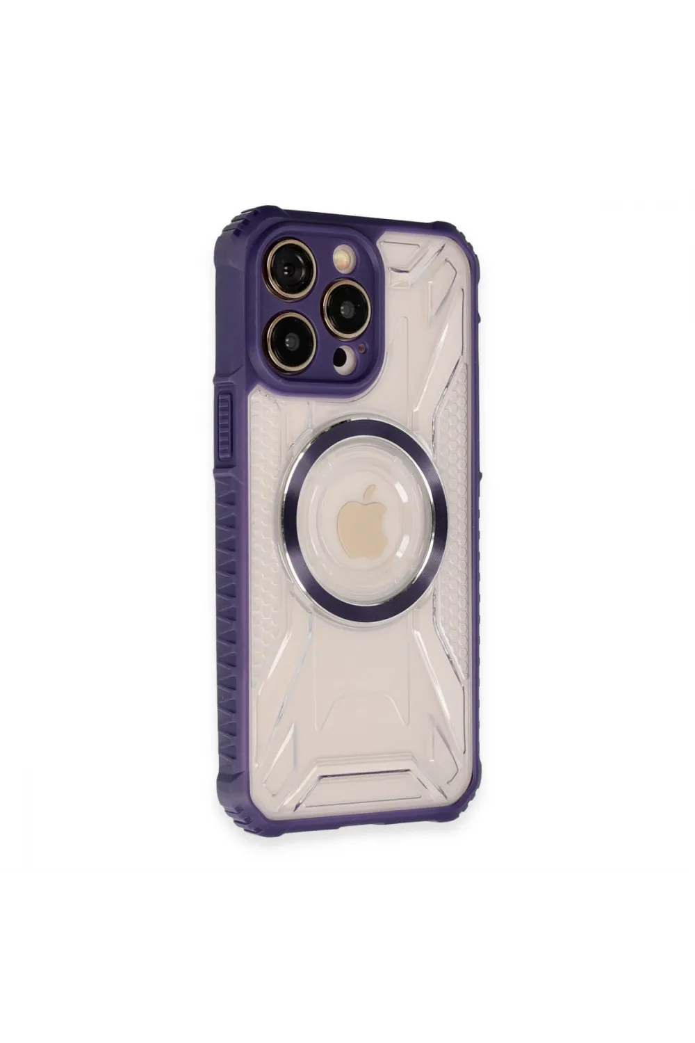 Apple İphone 14 Pro Kılıf Prag Magneticsafe Kapak - Derin Mor