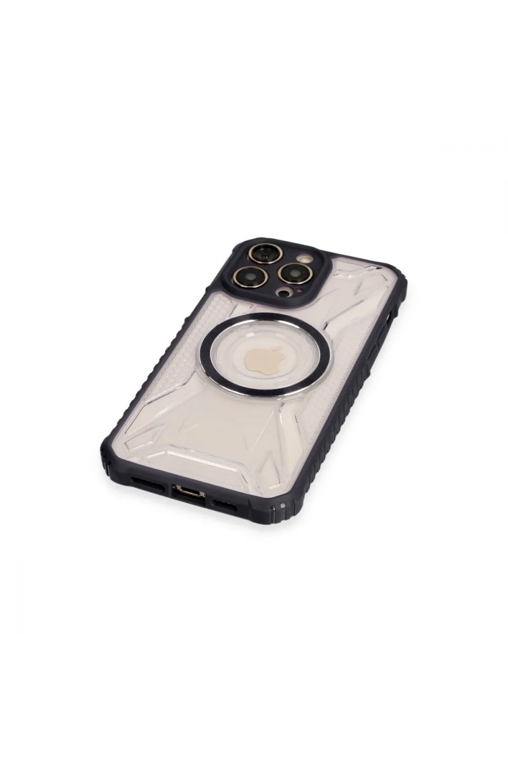 Apple İphone 14 Pro Kılıf Prag Magneticsafe Kapak - Siyah