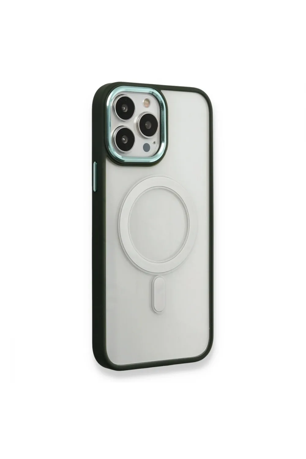Apple İphone 14 Pro Kılıf Room Magneticsafe Silikon - Köknar Yeşili