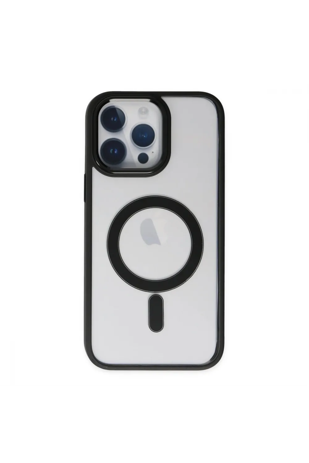 Apple İphone 14 Pro Kılıf Room Magneticsafe Silikon - Siyah