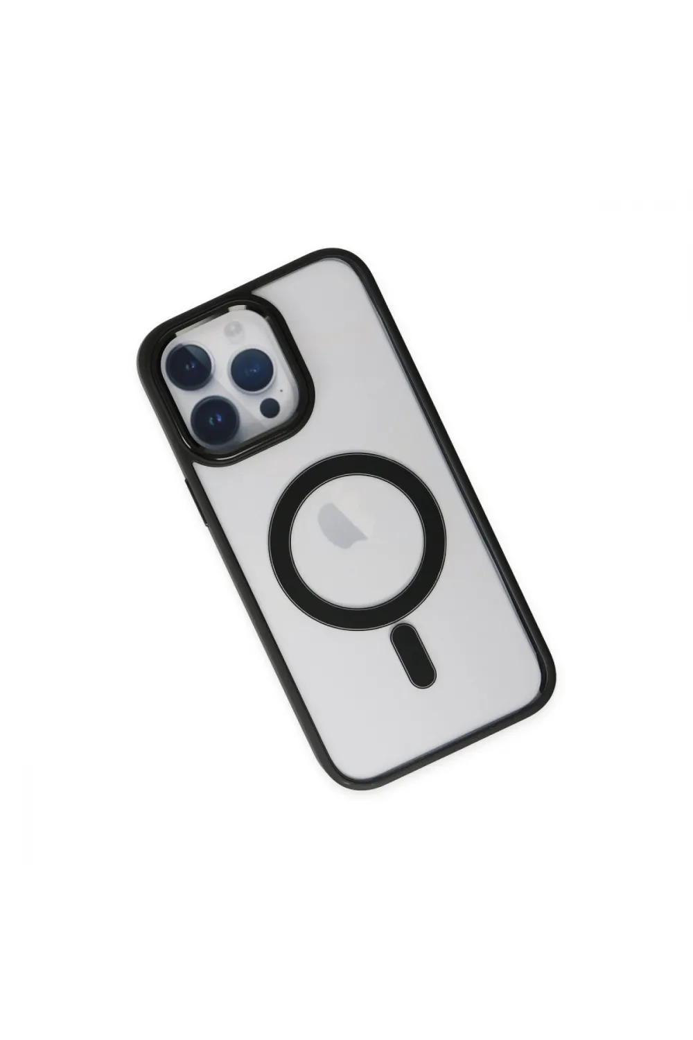 Apple İphone 14 Pro Kılıf Room Magneticsafe Silikon - Siyah