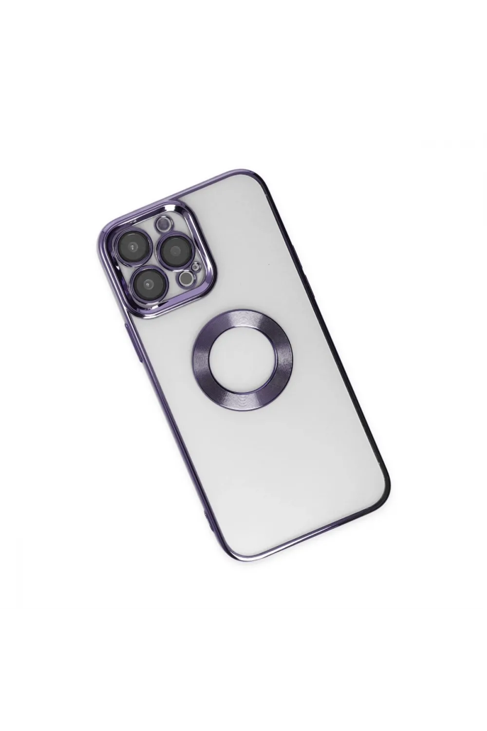Apple İphone 14 Pro Kılıf Slot Silikon - Mor