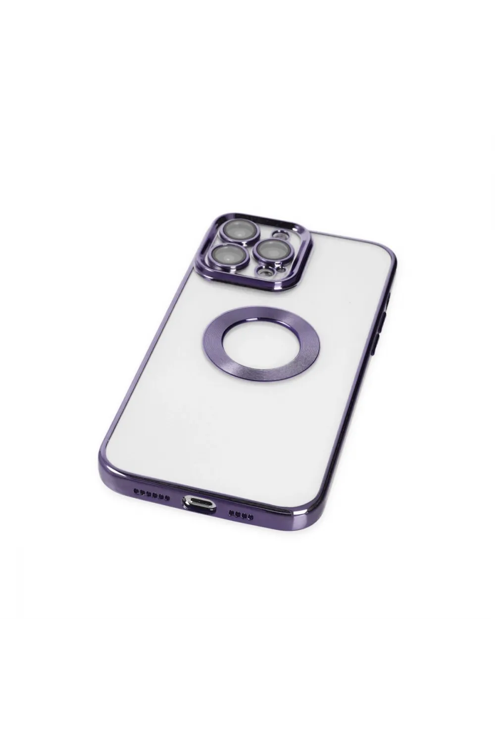 Apple İphone 14 Pro Kılıf Slot Silikon - Mor