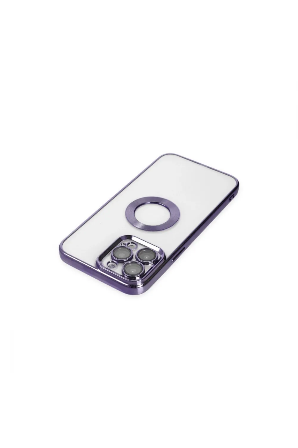 Apple İphone 14 Pro Kılıf Slot Silikon - Mor