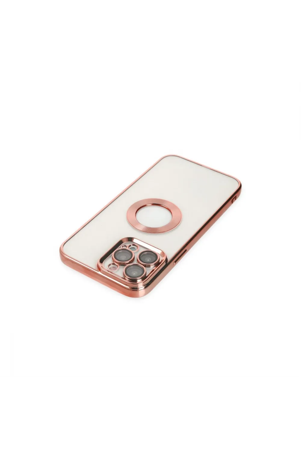 Apple İphone 14 Pro Kılıf Slot Silikon - Rose Gold