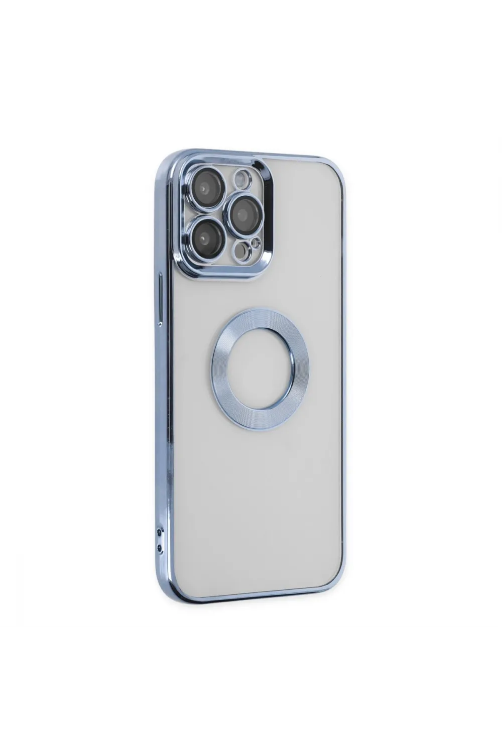 Apple İphone 14 Pro Kılıf Slot Silikon - Sierra Blue
