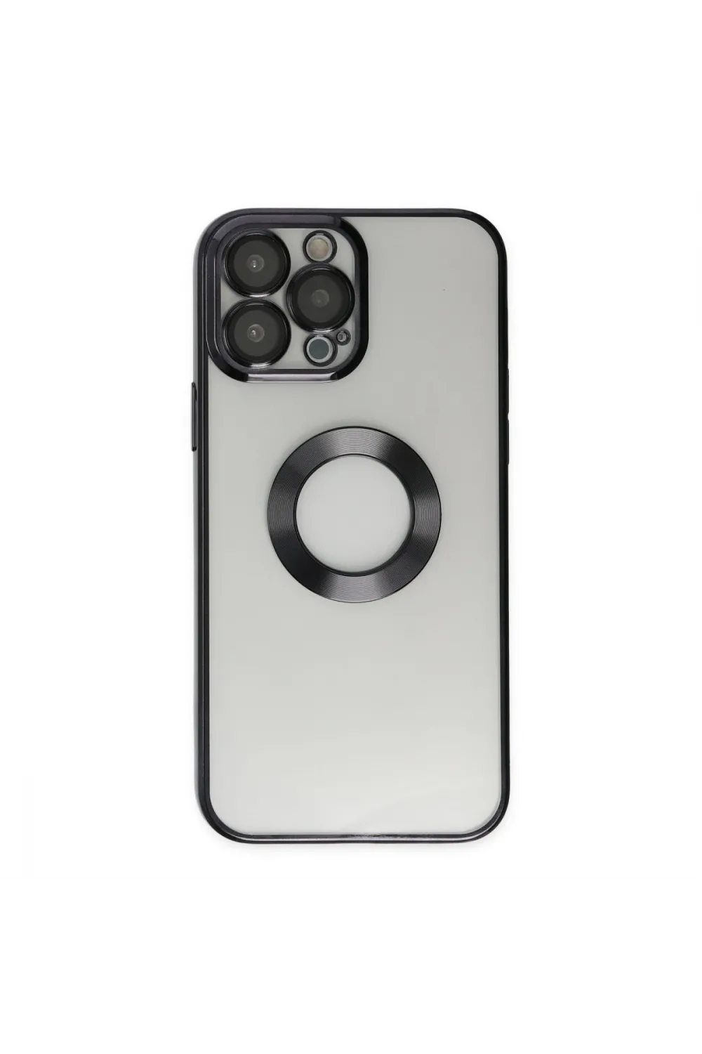 Apple İphone 14 Pro Kılıf Slot Silikon - Siyah