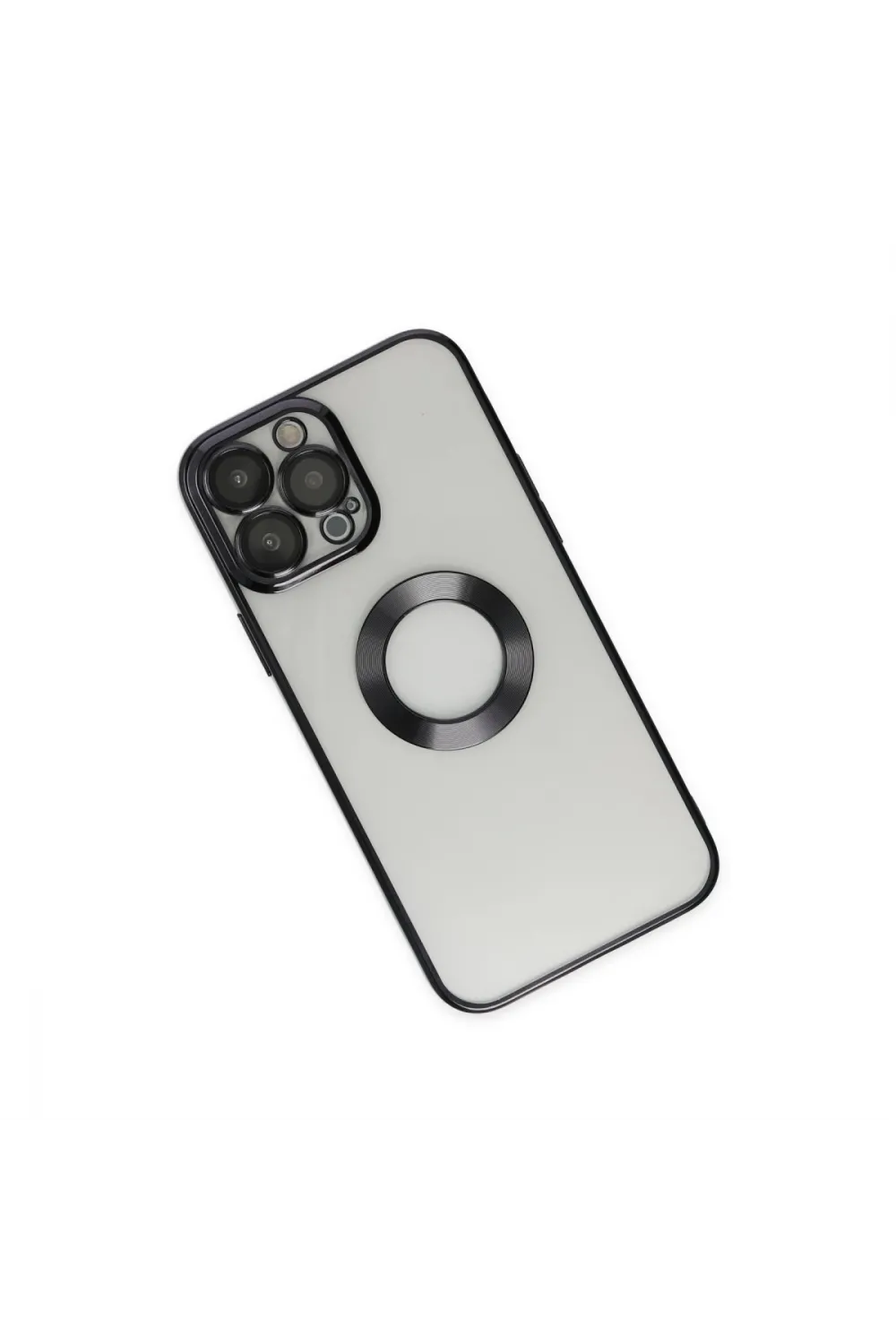 Apple İphone 14 Pro Kılıf Slot Silikon - Siyah