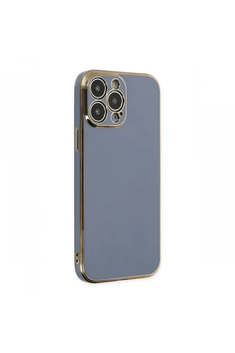 Apple iPhone 14 Pro Kılıf Volet Silikon - Mavi
