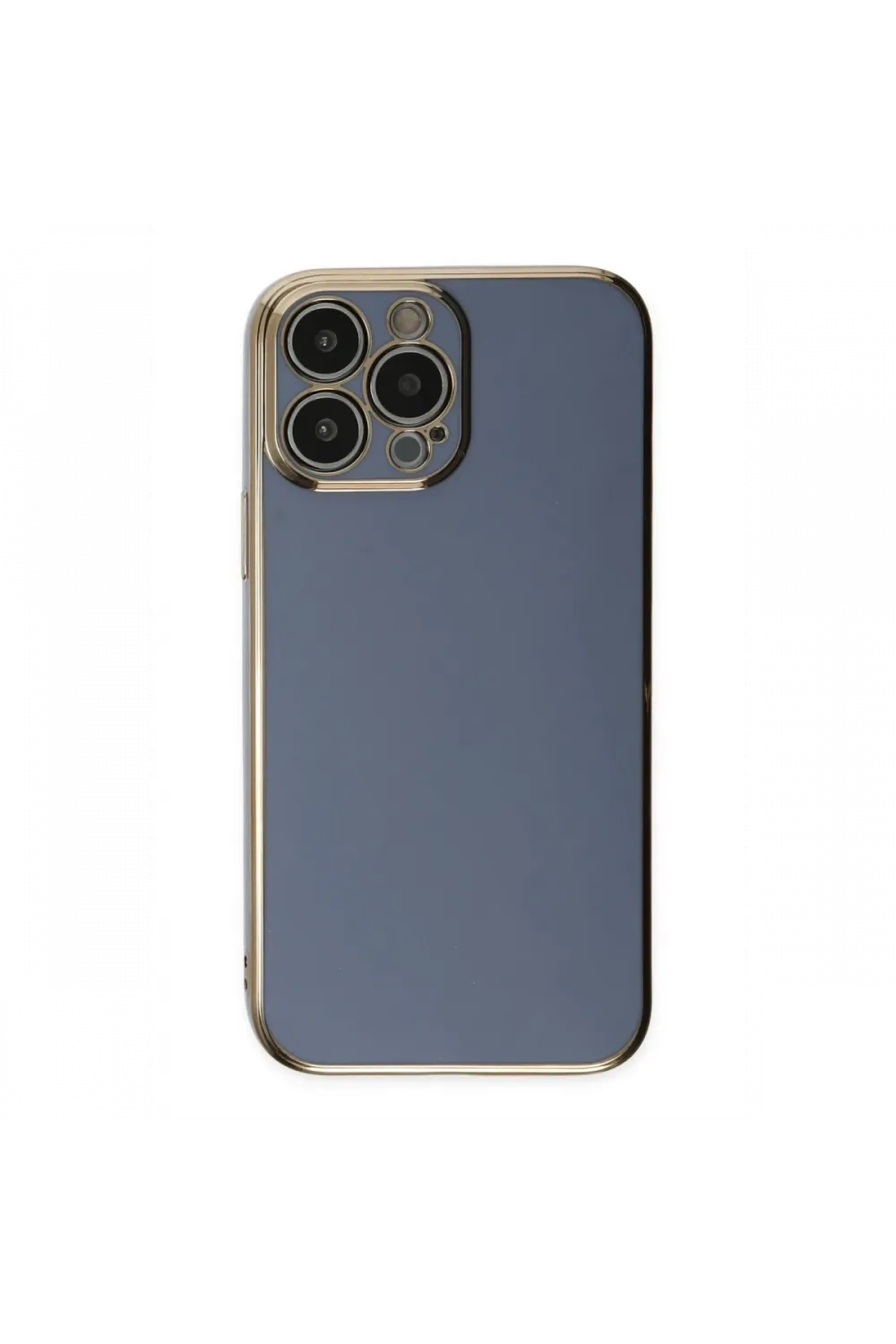 Apple iPhone 14 Pro Kılıf Volet Silikon - Mavi