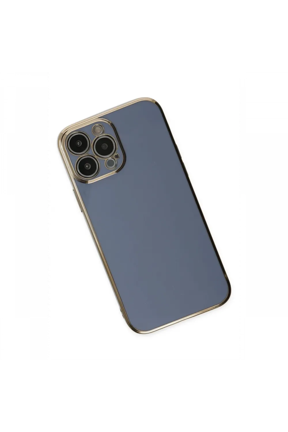 Apple iPhone 14 Pro Kılıf Volet Silikon - Mavi