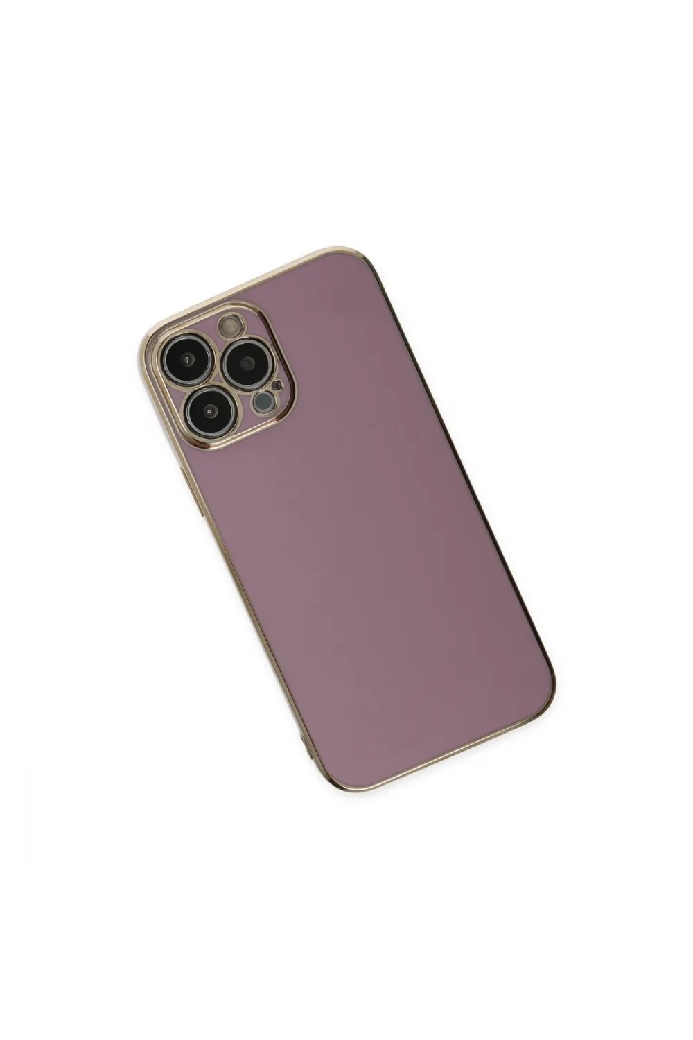 Apple İphone 14 Pro Kılıf Volet Silikon - Mor