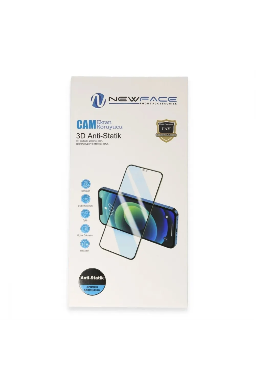 Apple İphone 14 Pro Max 3d Antistatik Cam Ekran Koruyucu
