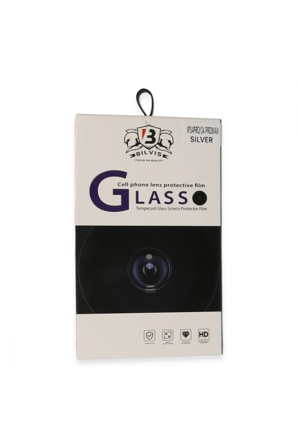 Apple İphone 14 Pro Max Bilvis Titan Kamera Lens - Gümüş